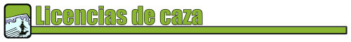 Licencias de caza