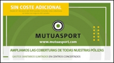 Mutuasport amplia as coberturas de tódalas súas pólizas