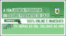 Xa pode tramitar a súa federativa ou seguro federativo de caza as 24h do día, os 365 días do ano