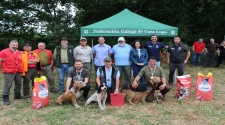 O pontevedrés Antonio Sánchez con “Chico” proclamouse Campión Galego de Cans de Rastro sobre Xabaril