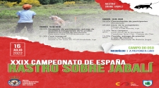 O XXIX Campionato de España de Cans de Rastro Atraelados sobre Xabaril celebrarase en Galicia 