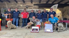 Miguel Ángel Rey con “Lor” acada en Trives o título de Campión Galego de Rastro sobre Xabaril e en xuveniles a campiona era Saleta Souto con “Alma”