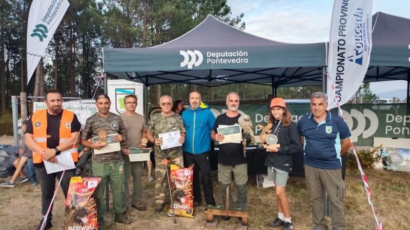 Estes foron os cetreiros campións no provincial de Pontevedra