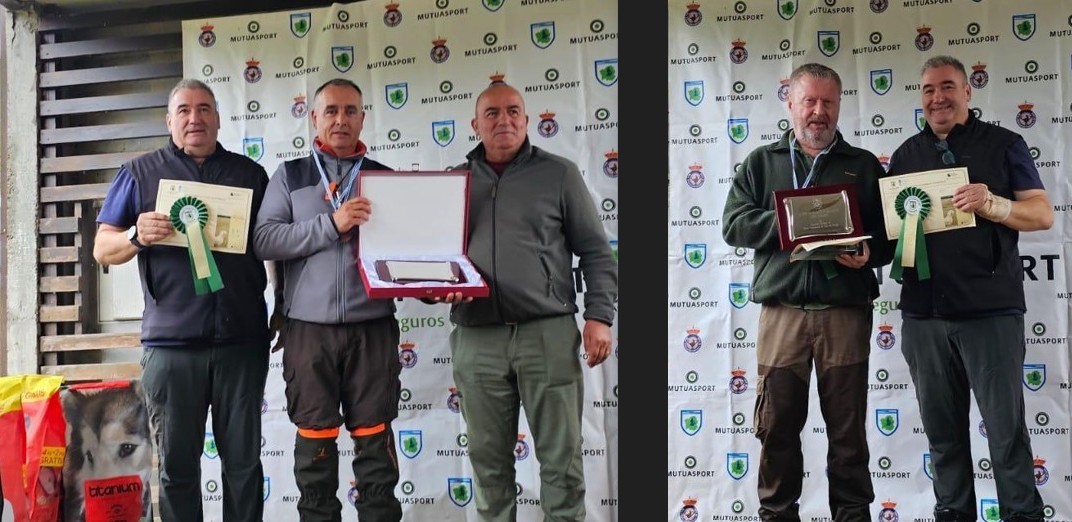 O setter “Roi de Vilar de Donas” de René Vale e o braco “Iron de Mancofa” de Jaime Aneiros proclamáronse campións galegos de cans de parada