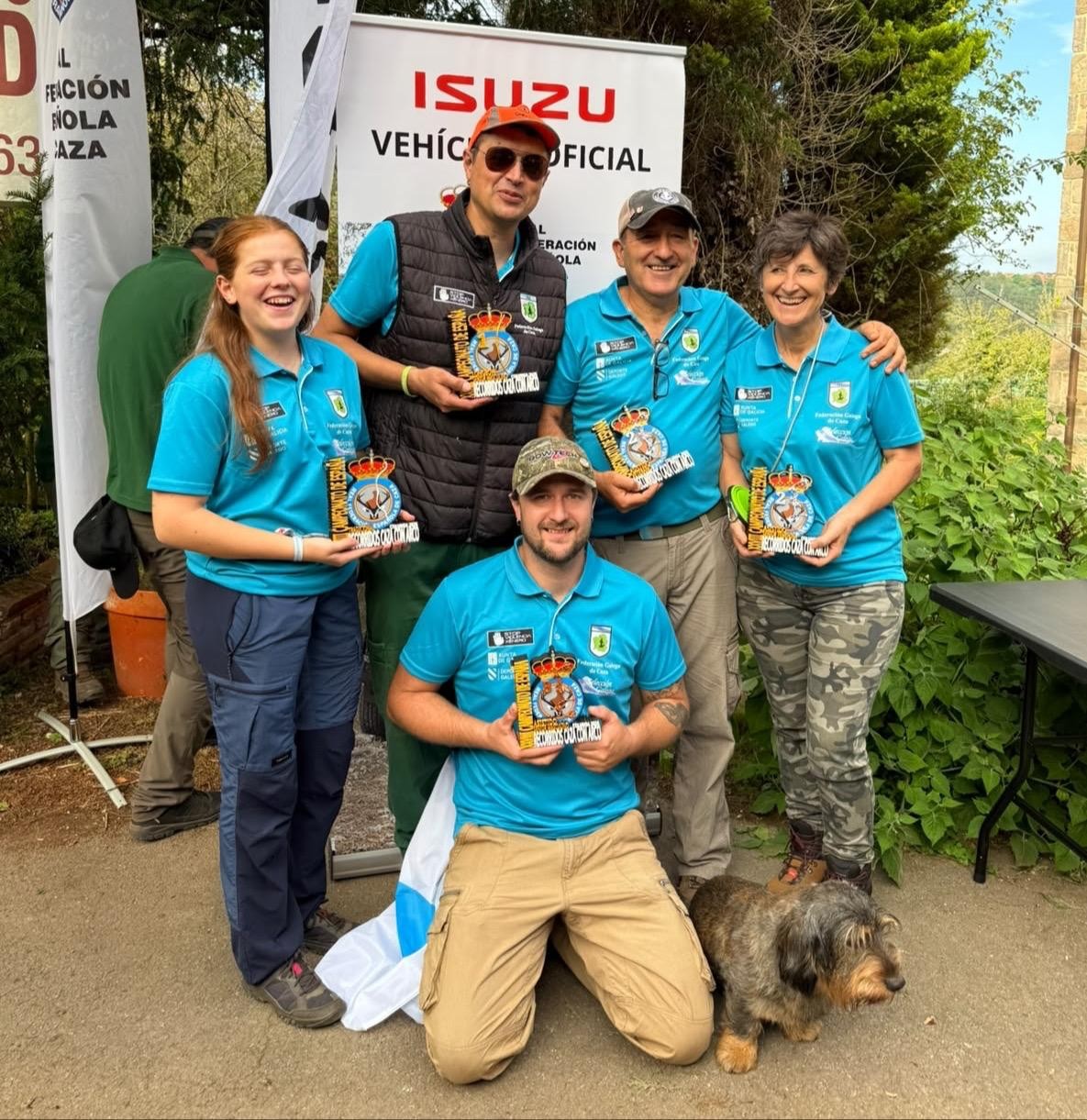 A Selección Galega volta novamente con grandes resultados do Nacional de Percorridos de Caza con Arco