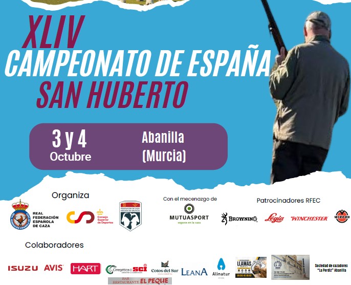 A Selección Galega de San Huberto con opcións de acadar grandes resultados no Nacional da especialidade que arrinca hoxe en Abanilla