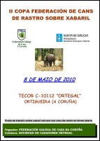 II Copa Federación de Cans de Rastro sobre Xabaril