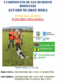 I Campionato de San Huberto "Homenaxe Álvaro Suárez Mera"