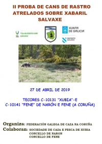 II Proba de Cans de Rastro sobre Xabaril salvaxe