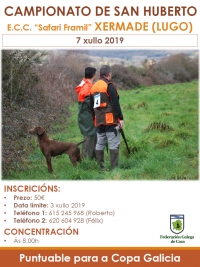 Campionato de San Huberto "Safari Framil"