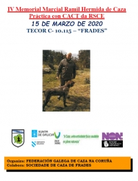 IV Memorial Marcial Ramil Hermida de Caza Práctica -CANCELADO-
