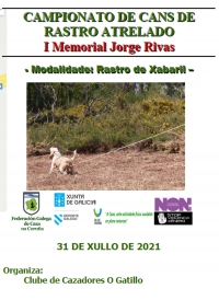 Campionato de Cans de Rastro Atraelado sobre Xabaril - I Memorial Jorge Rivas