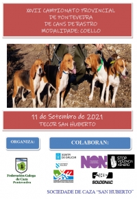 Campionato Provincial de Pontevedra de Cans de Rastro de Coello