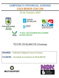 Campionato Provincial de Ourense de Caza Menor con Can
