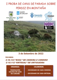 I Proba de Cans de Parada sobre Perdiz en Montaña