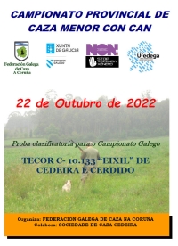 Campionato Provincial da Coruña de Caza Menor con Can
