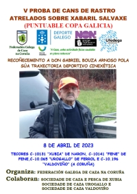 V Proba de Cans de Rastro sobre Xabaril Salvaxe