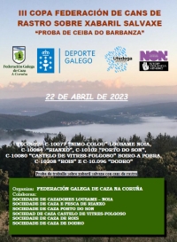 III Copa Federación de Cans de Rastro de Xabaril Salvaxe
