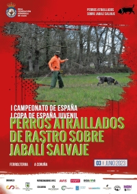 I Campionato de España - I Copa España Xuvenil de Cans de Rastro Atraelados sobre Xabaril Salvaxe