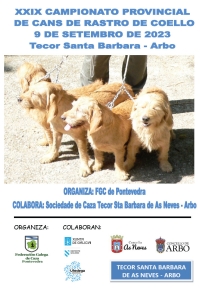 Campionato Provincial de Pontevedra de Cans de Rastro de Coello
