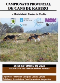 Campionato Provincial da Coruña de Cans de Rastro sobre Coello