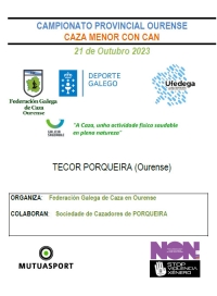 Campionato Provincial de Ourense de Caza Menor con Can