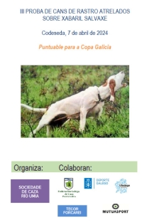 III Proba de Cans de Rastro sobre Xabaril Salvaxe
