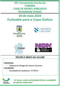 Campionato Provincial de Ourense de Cans de Rastro sobre Xabaril
