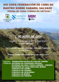 Copa Federación de Cans de Rastro sobre Xabaril Salvaxe "Terras do Ortegal"