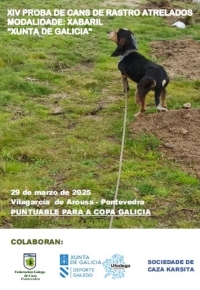 XIV Proba de Cans de Rastro Atrelados sobre Xabaril "Xunta de Galicia"