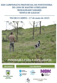 Campionato Provincial de Pontevedra de Cans de Rastro Atrelados sobre Xabaril