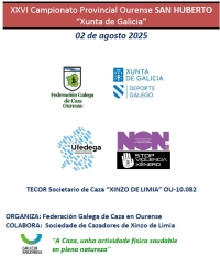 XXVI Campionato Provincial de Ourense de San Huberto "Xunta de Galicia"