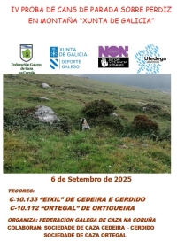 IV Proba de Cans de Parada sobre Perdiz en Montaña "Xunta de Galicia"