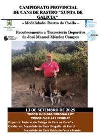 Campionato Provincial da Coruña de Cans de Rastro de Coello