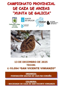 Campionato Provincial da Coruña de Caza de Arceas "Xunta de Galicia"