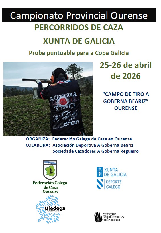 Campionato Provincial de Ourense de Percorridos de Caza "Xunta de Galicia"