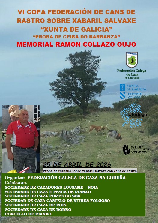VI Proba de Cans de Rastro sobre Xabaril Salvaxe "Xunta de Galicia" - Proba de Ceiba do Barbanza