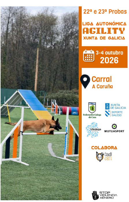 22ª e 23ª Probas Liga Autonómica de Agility "Xunta de Galicia"