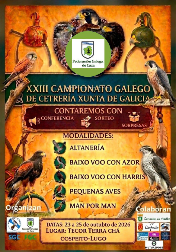 XXIII Campionato Galego de Cetraría Xunta de Galicia