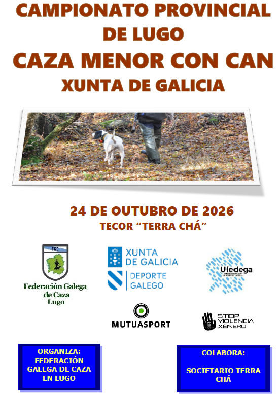 Campionato Provincial de Lugo de Caza Menor con Can "Xunta de Galicia"