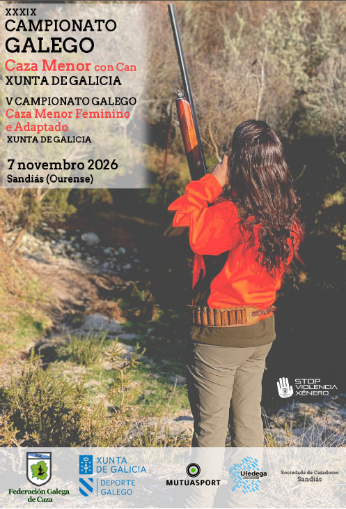 CAMPIONATO GALEGO DE CAZA MENOR CON CAN "XUNTA DE GALICIA" - CAMPIONATO GALEGO FEMININO E ADAPTADO