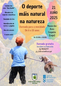 O deporte máis natural na natureza - Xornada para a mocidade de 6 a 15 anos