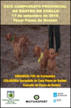 Campionato Provincial de Pontevedra de Cans de Rastro de Coello	
