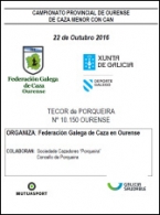 Campionato Provincial de Ourense de Caza Menor con Can