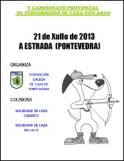 Campionato Provincial de Pontevedra de Percorridos de Caza con Arco