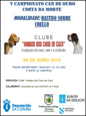 Campionato "Can de Ouro" Costa da Morte de Rastro de Coello