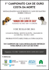 1º Campionato Rastro de Coello "Can de Ouro" da Costa da Morte