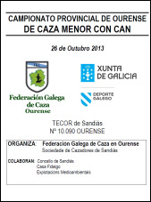 Campionato Provincial de Ourense de Caza Menor