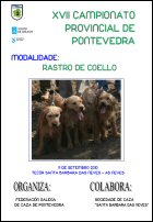 Campionato Provincial de Pontevedra de Rastro de Coello