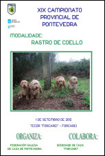 Campionato Provincial de Pontevedra de Rastro de Coello